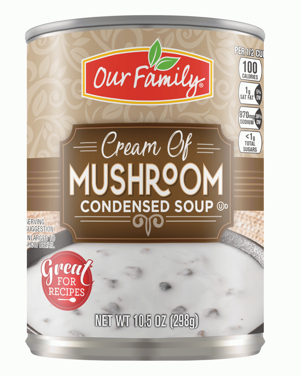 Our Family  cream of mushroom condensed soup Full-Size Picture